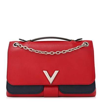 Louis Vuitton Monogram Cuir Plume Ecume Very Chain Bag Rouge Rubis 1 of 10
