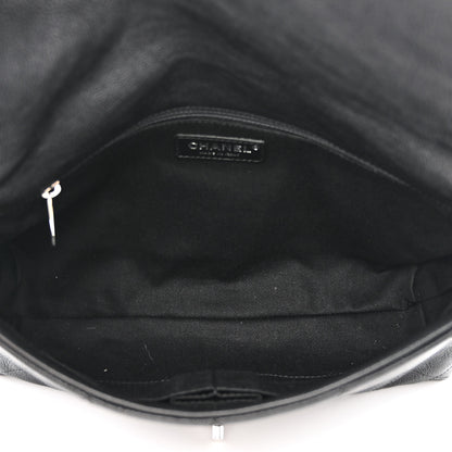 Chanel Grained Calfskin Stitched Small Braided With Style Flap Black 5 of 12