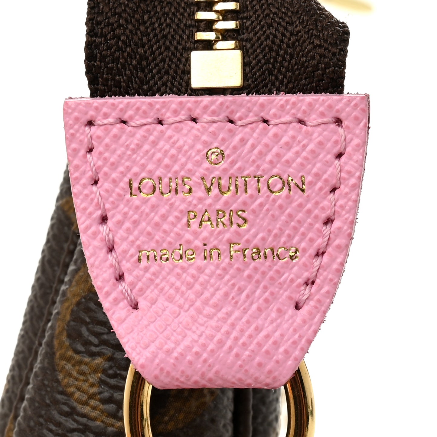 Monogram 2022 Christmas Animation Paris Mini Pochette Accessories Pink