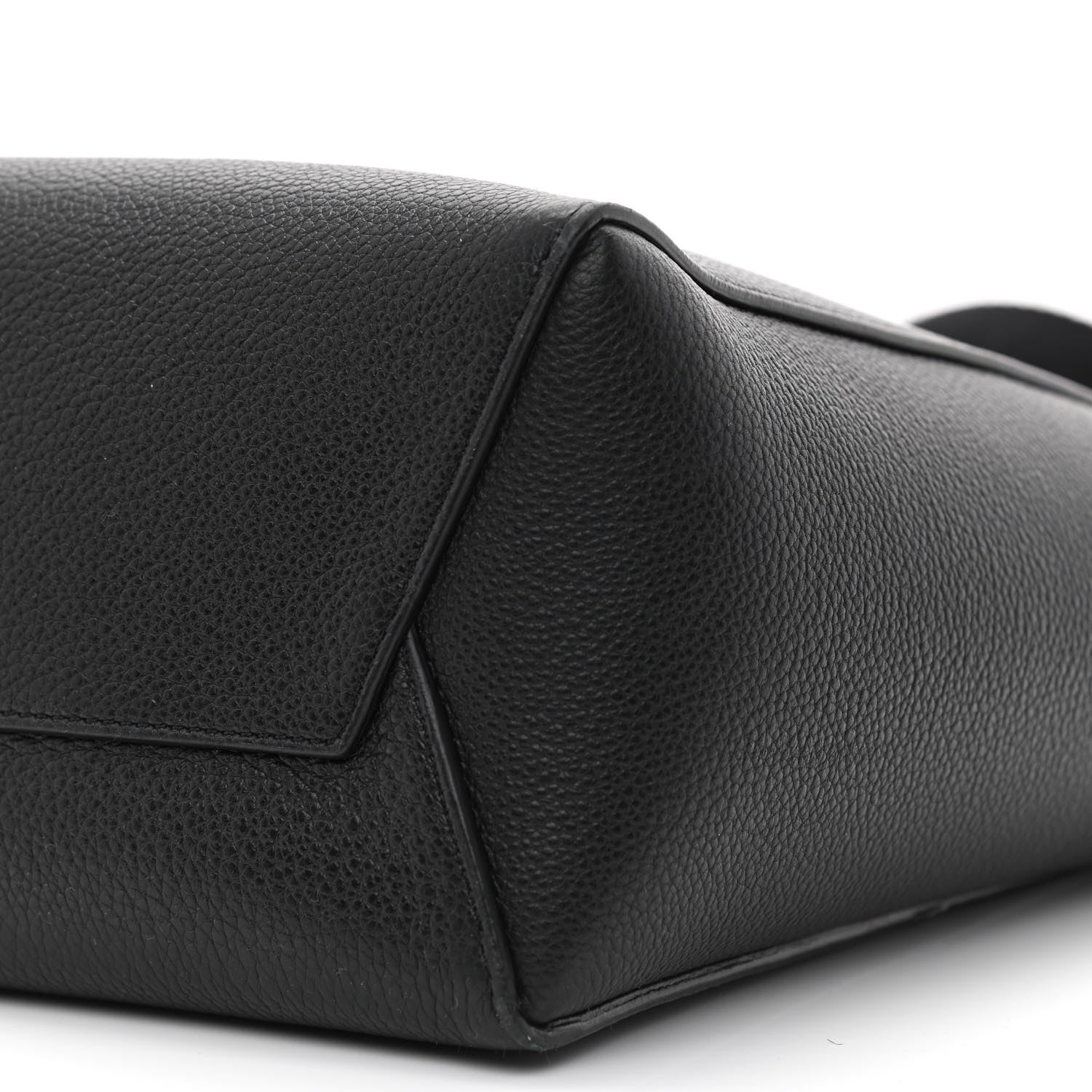 Celine Soft Grained Calfskin Small Sangle Bucket Bag Black 9 of 9