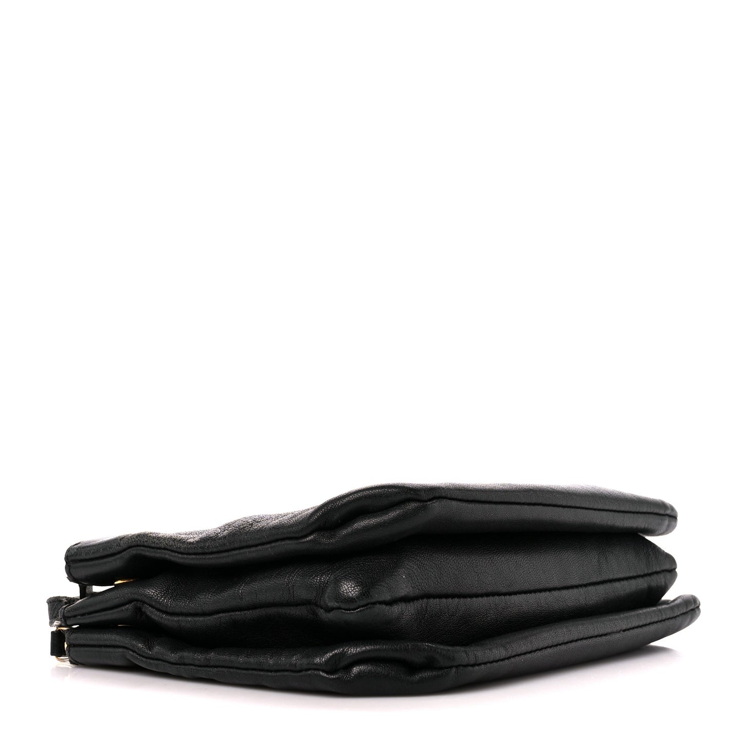 Lambskin Small Trio Crossbody Bag Black