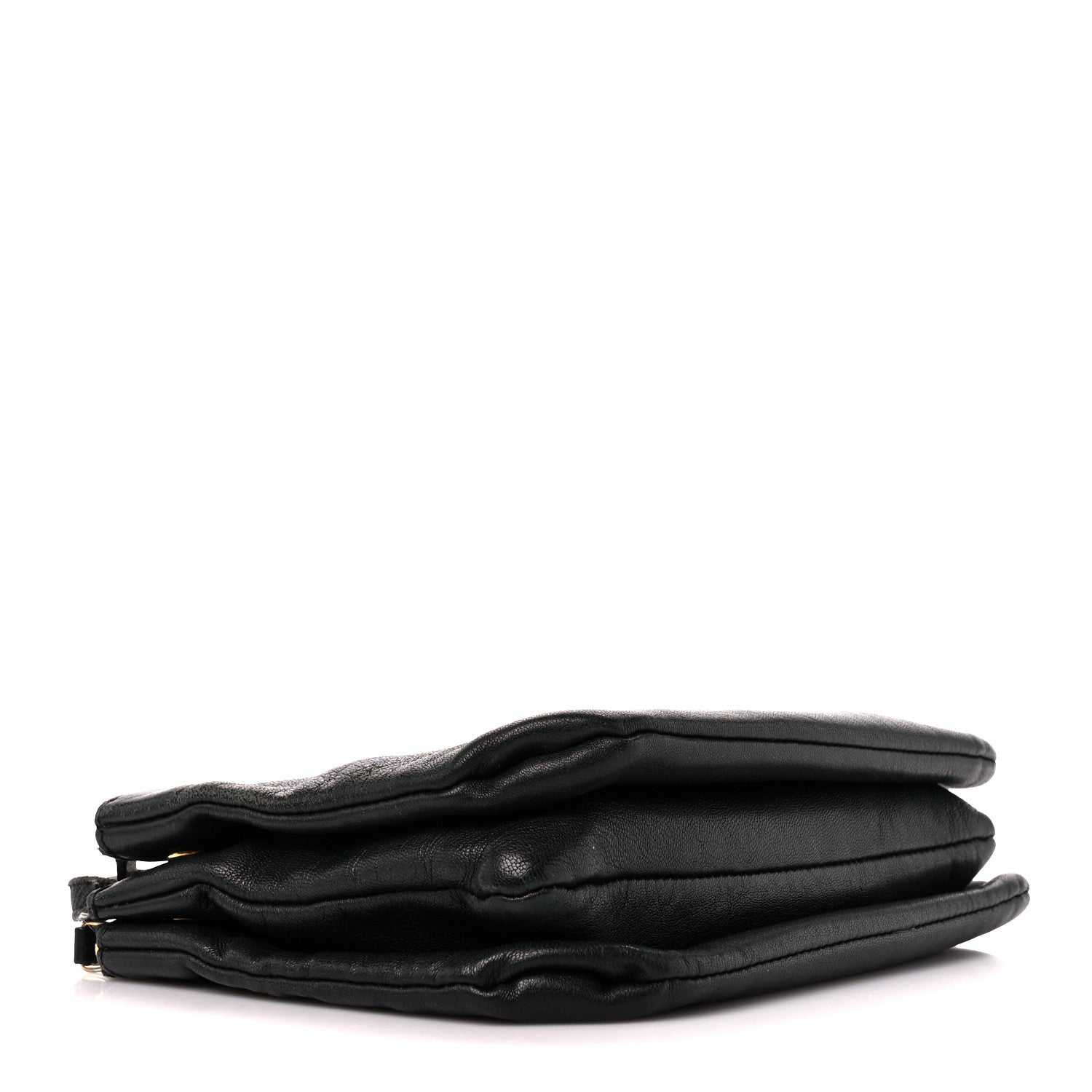 Celine Lambskin Small Trio Crossbody Bag Black 4 of 12