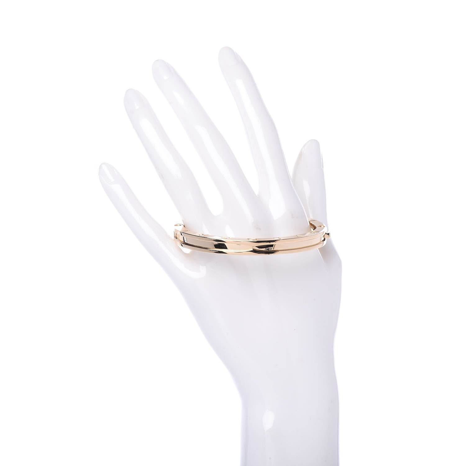 Bulgari 18K Yellow Gold B.Zero1 Bangle Bracelet 2 of 5