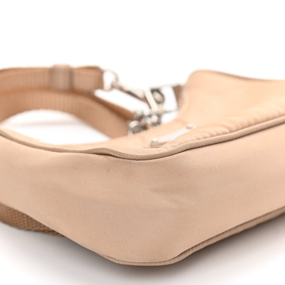 Prada Tessuto Nylon Saffiano Mini Re-Edition 2000 Shoulder Bag Cammeo 9 of 12