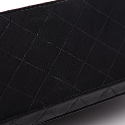 Chanel Lambskin Quilted XL Jumbo Single Flap Black 13 of 17