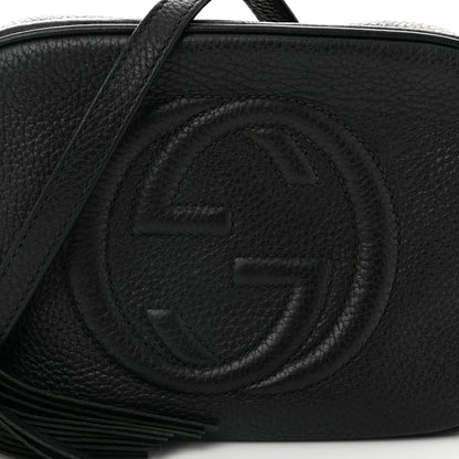 Gucci Pebbled Calfskin Small Soho Disco Bag Black 8 of 10