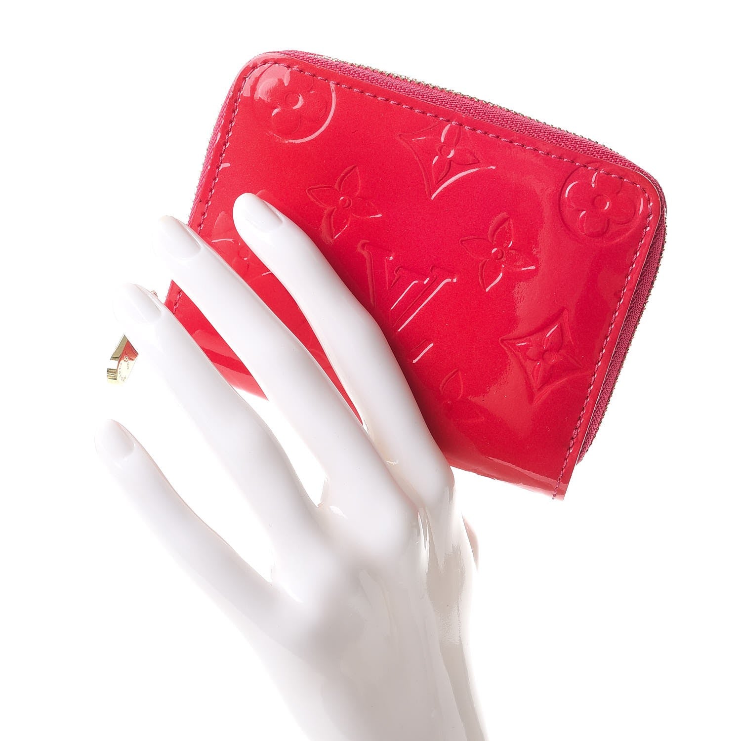 Louis Vuitton Vernis Zippy Coin Purse Rose Pop 2 of 7