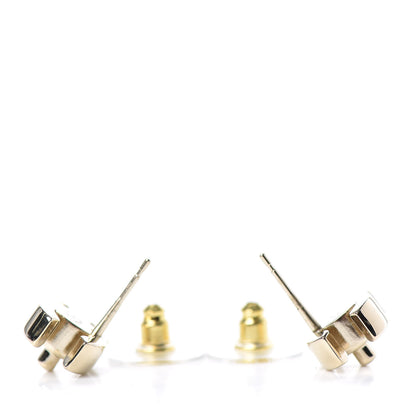 Chanel Metal CC Turnlock Earrings Gold 3 of 4