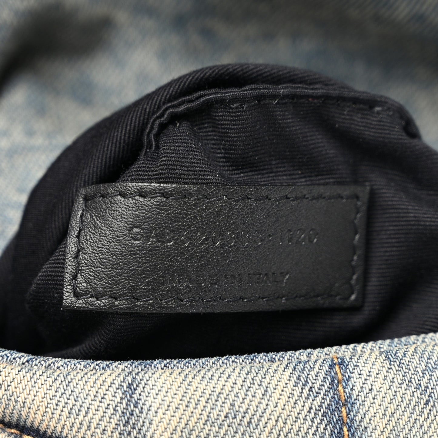 Denim Quilted Toy Loulou Puffer Monogram Chain Satchel Blue Black