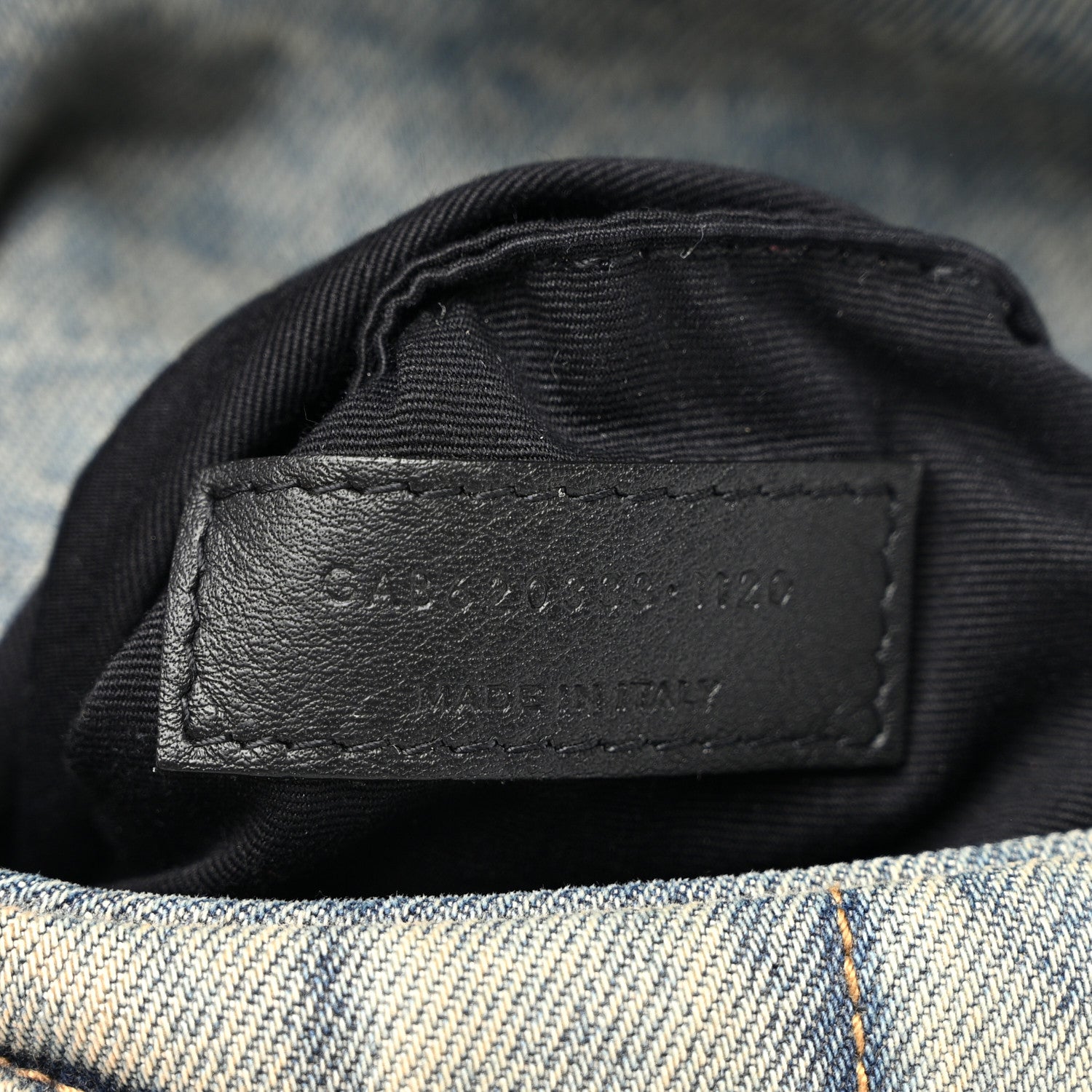 Saint Laurent Denim Quilted Toy Loulou Puffer Monogram Chain Satchel Blue Black 7 of 10