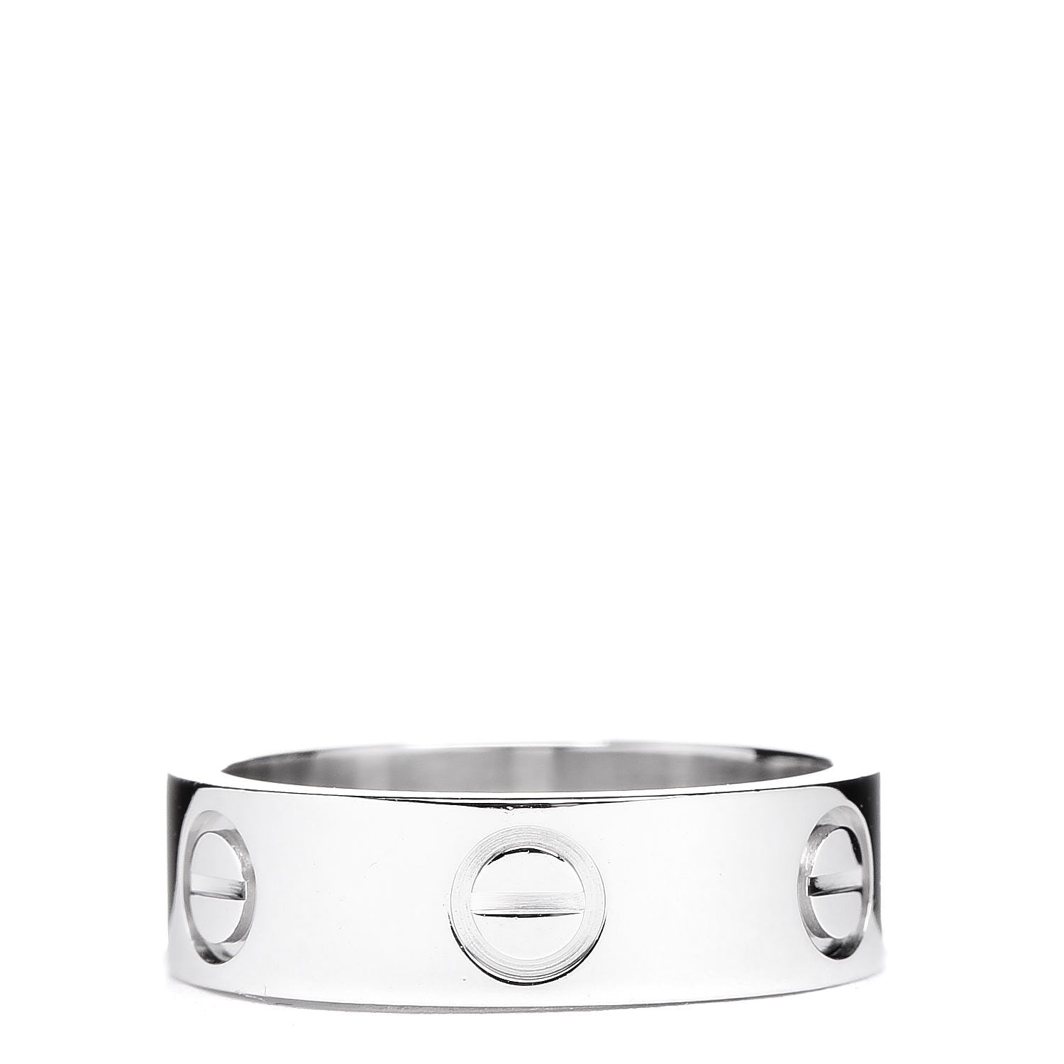 Cartier Platinum 5.5mm LOVE Ring 50 5.25 1 of 7