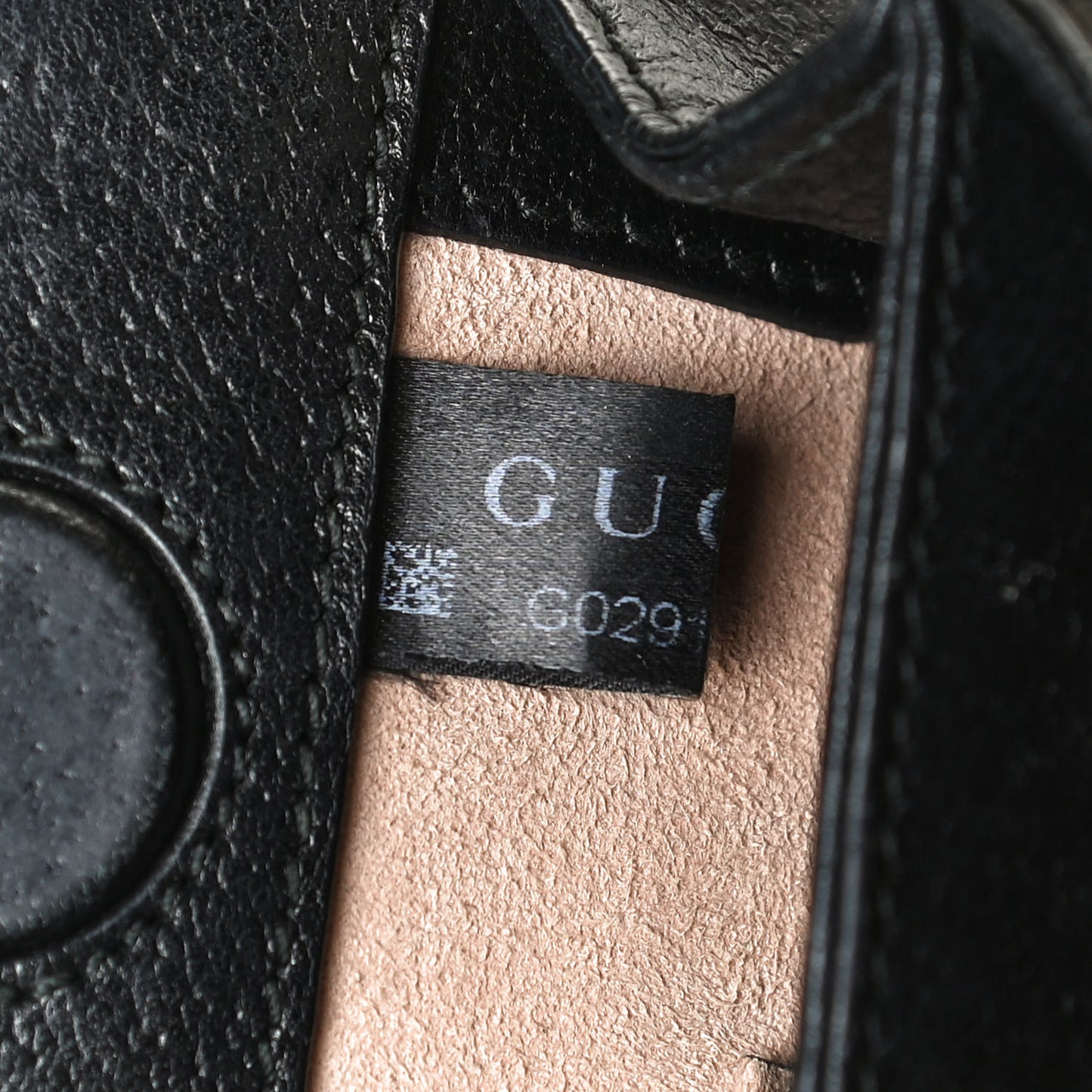 Calfskin GG Web Small Ophidia Chain Shoulder Bag Black