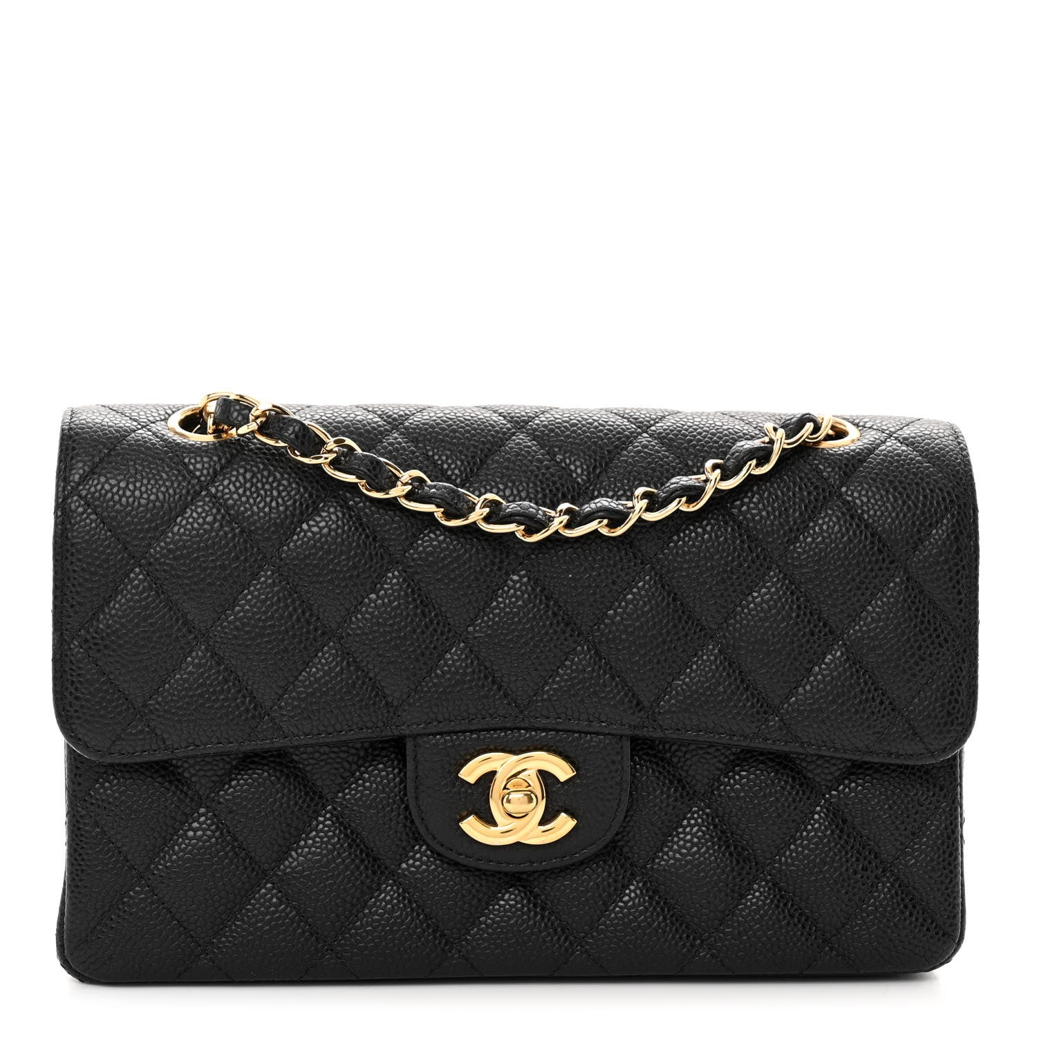 Chanel Caviar Quilted Small Double Flap Black 1 of 12