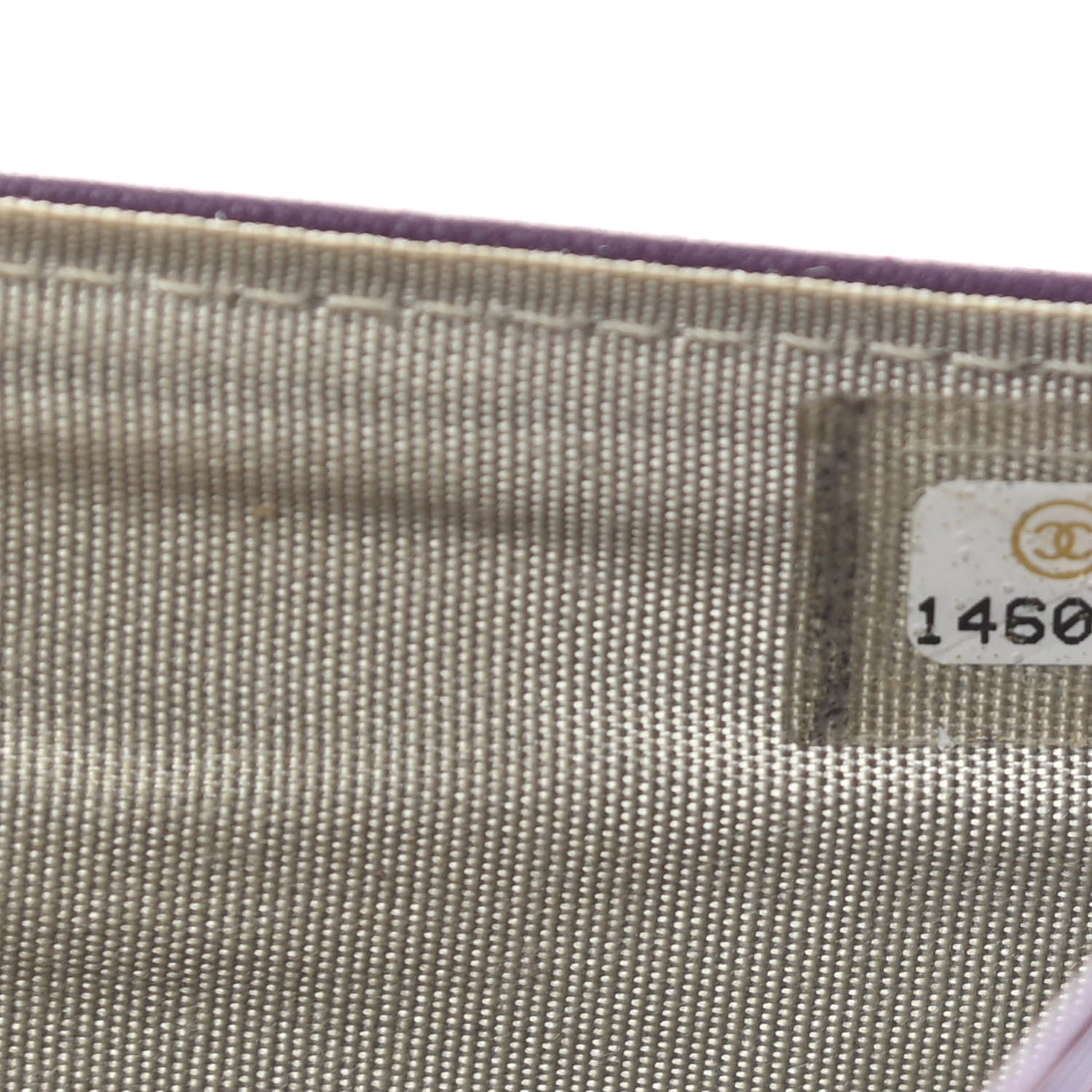 Chanel Patent Calfskin Quilted Large Brilliant Flap Wallet Purple 8 of 14