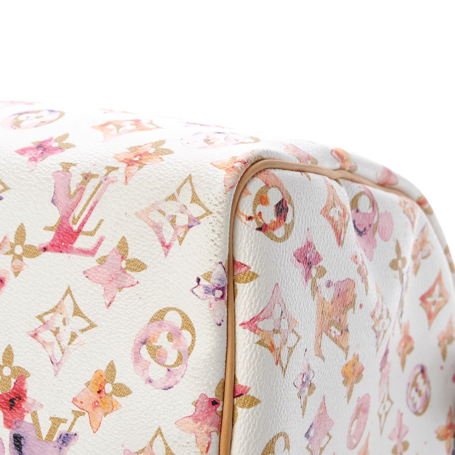 Louis Vuitton Watercolor Aquarelle Speedy 35 White 9 of 11