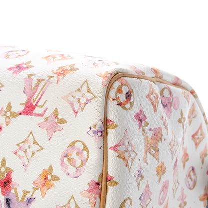Louis Vuitton Watercolor Aquarelle Speedy 35 White 9 of 11