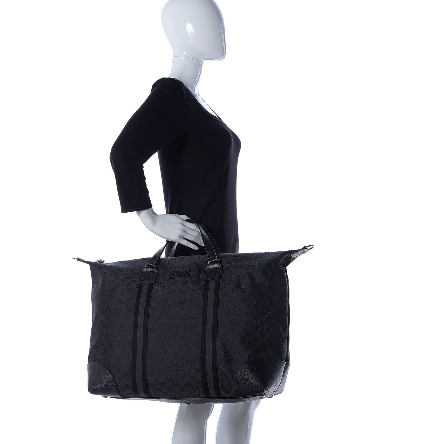 Nylon Monogram XL Duffle Bag Black