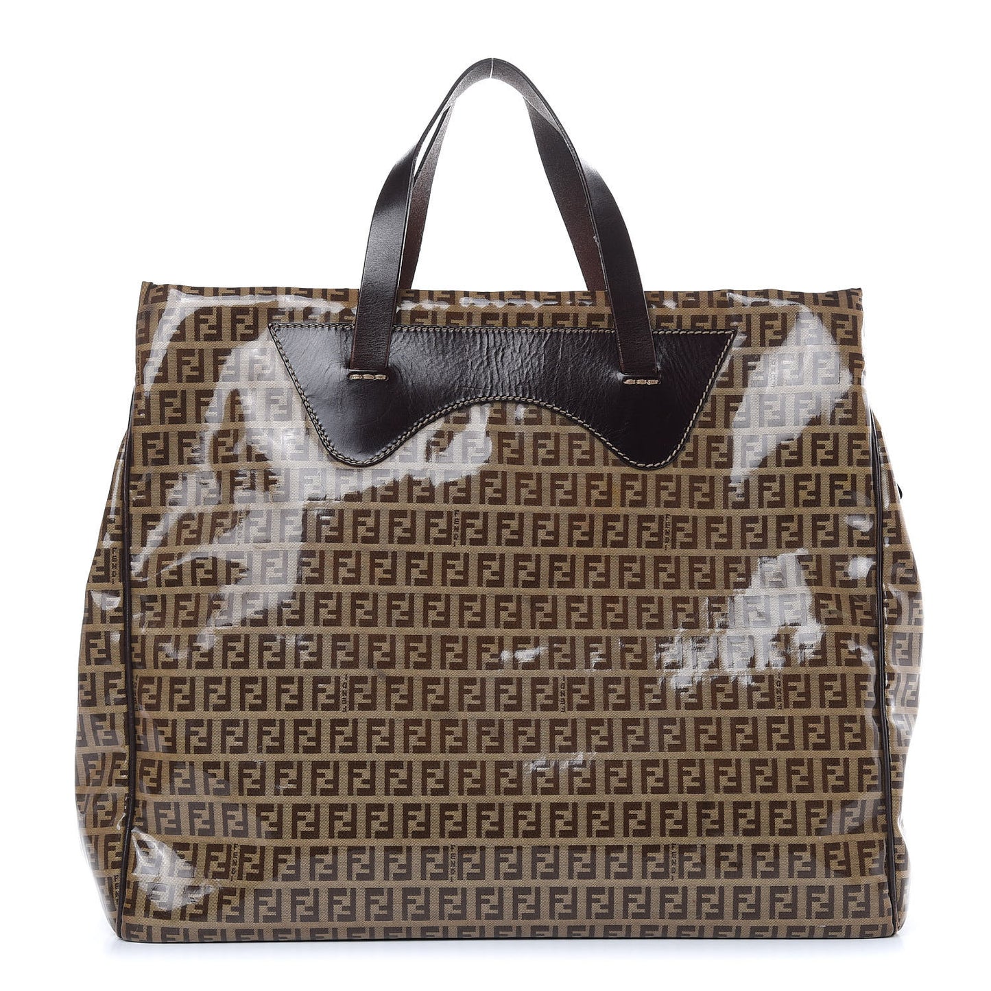 Vinyl Zucchino Large Tote Tobacco