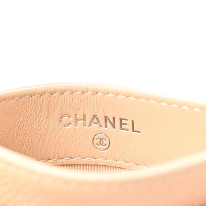 Chanel Caviar Quilted Card Holder Beige 6 of 8