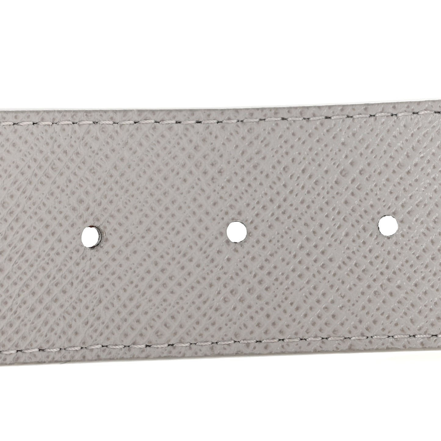 Taiga Monogram 40mm LV Initiales Belt 100 40 White