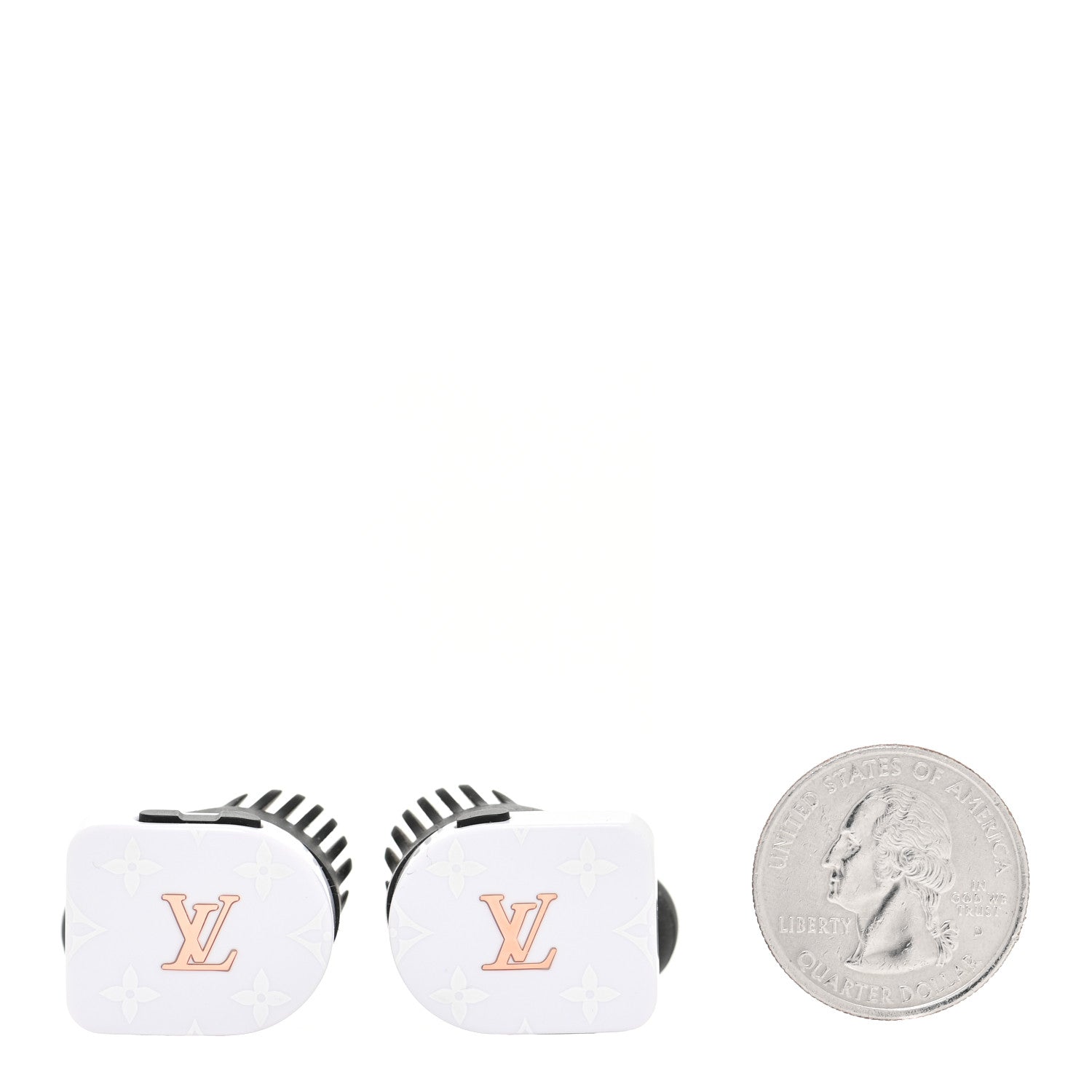 Louis Vuitton Acetate Monogram Horizon Wireless Earphones White 2 of 13