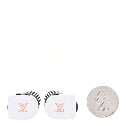 Louis Vuitton Acetate Monogram Horizon Wireless Earphones White 2 of 13