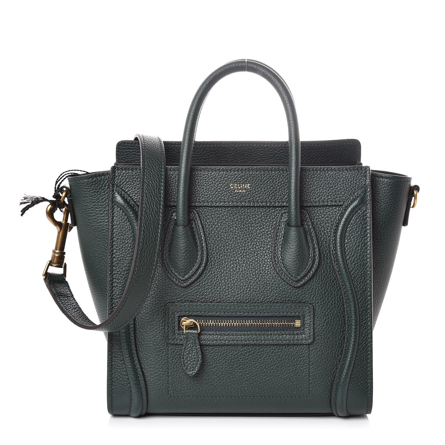 Drummed Calfskin Nano Luggage Amazone
