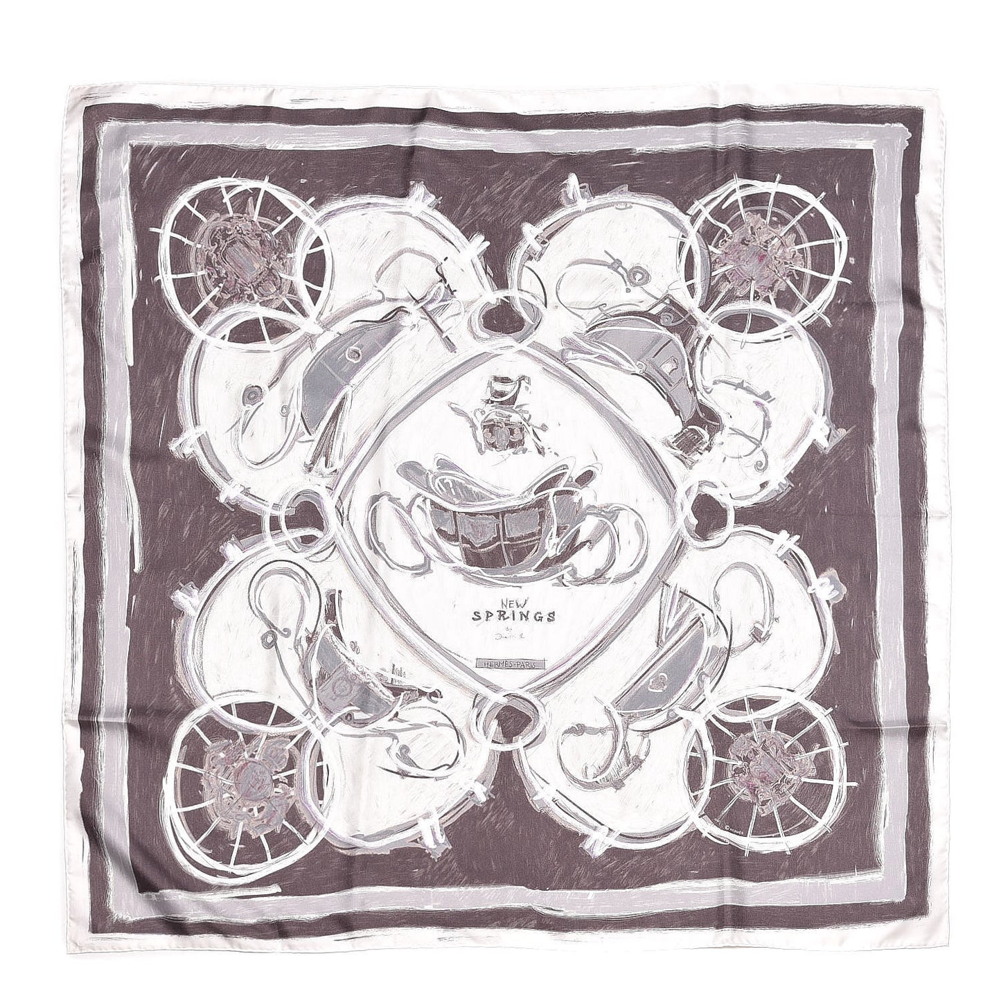 Silk New Springs Scarf 90