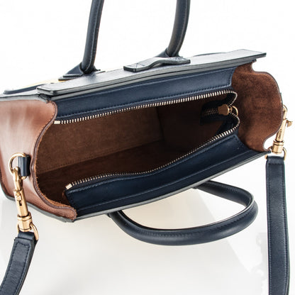 Celine Smooth Drummed Calfskin Nano Tri-Color Luggage Yellow 5 of 6
