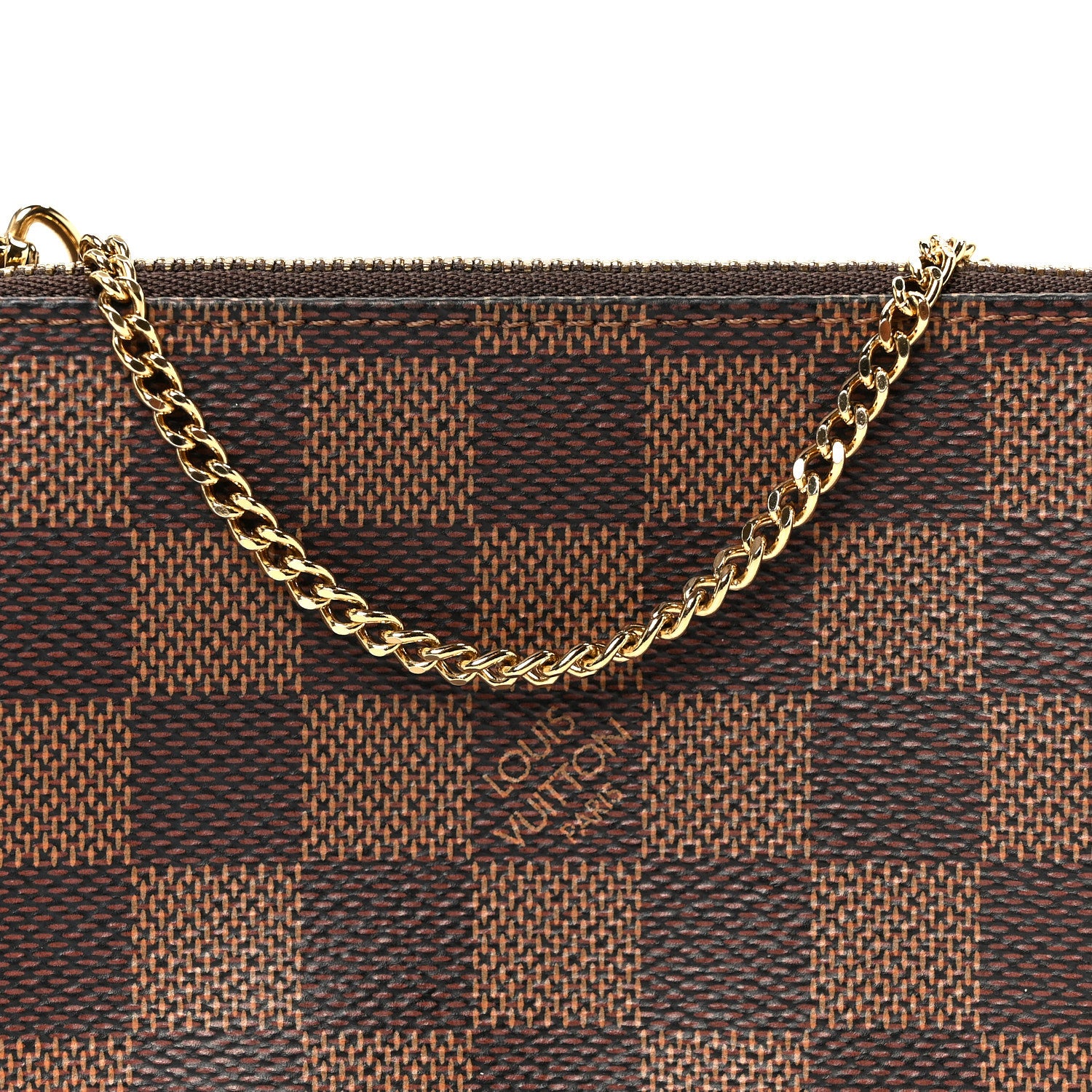 Louis Vuitton Damier Ebene Mini Pochette Accessories 7 of 9