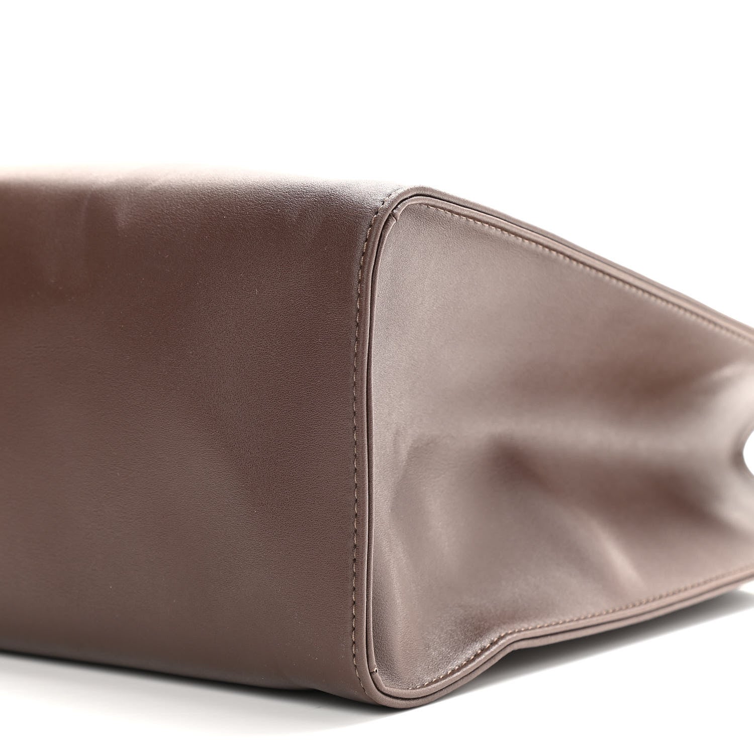 Telfar Vegan Leather Medium Shopping Bag Chocolate 10 of 11
