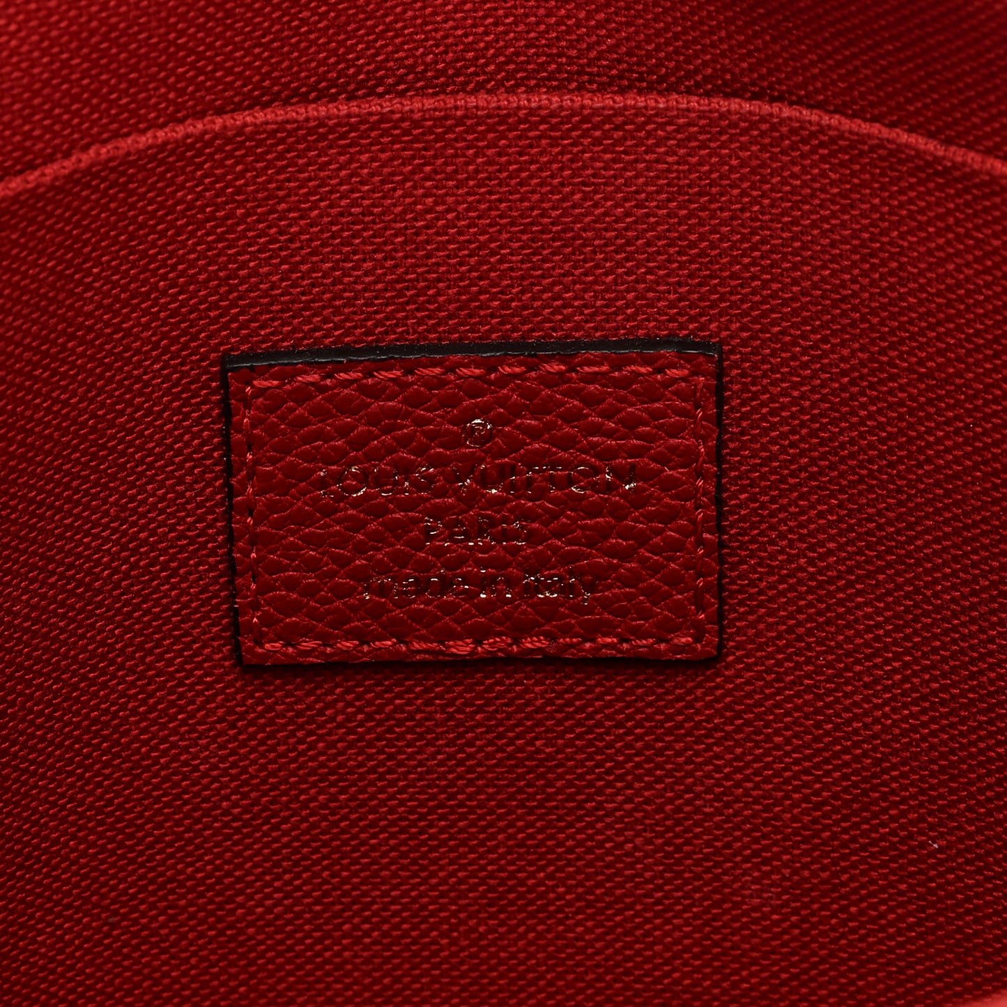 Empreinte Pochette Felicie Chain Wallet Scarlet