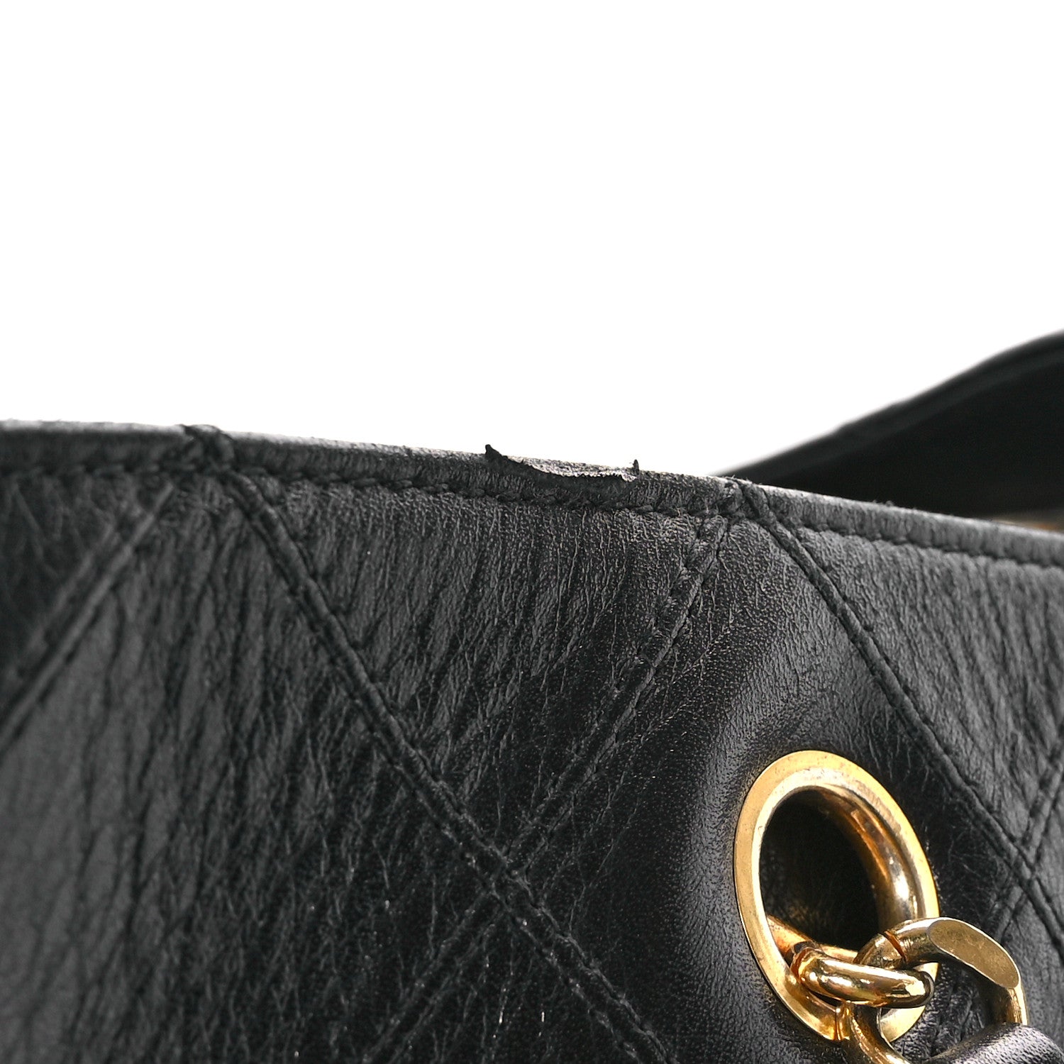 Chanel Calfskin Stitched XL Weekender Black 12 of 13
