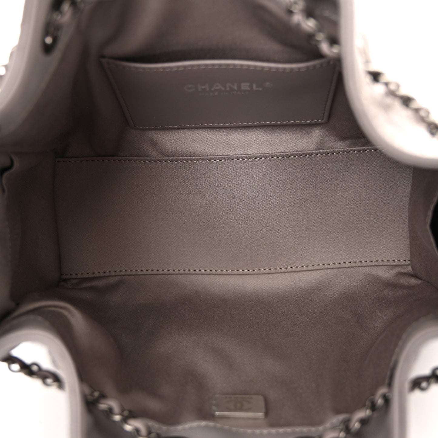 Caviar Quilted Mini Chanel 25 Handbag Dark Grey