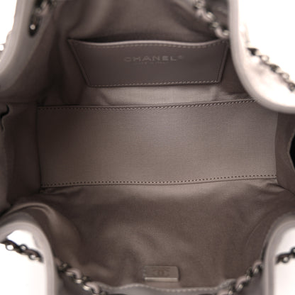 Chanel Caviar Quilted Mini Chanel 25 Handbag Dark Grey 5 of 10
