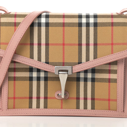 Burberry Vintage Check Small Macken Bag Ash Rose 9 of 12