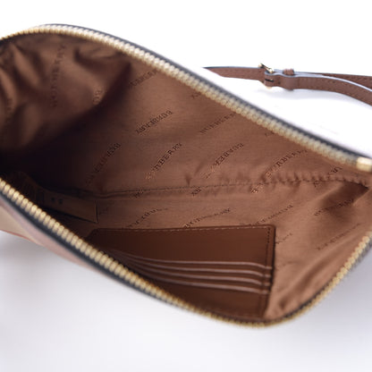 Burberry Horseferry Check Peyton Crossbody Clutch Bag Brown 5 of 6