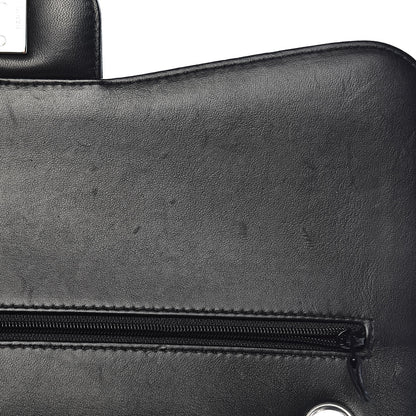 Chanel Lambskin Quilted Jumbo Double Flap Black 11 of 20