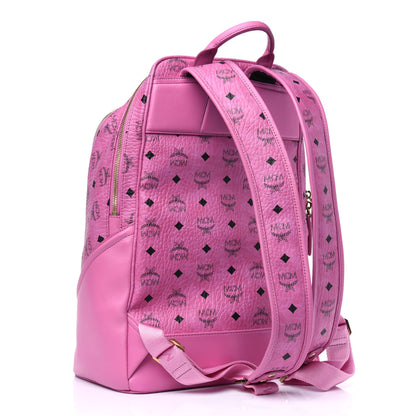 MCM Visetos Medium Duke Backpack Pink 2 of 4