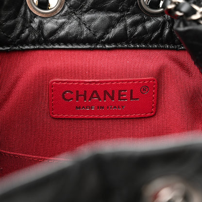 Chanel Aged Calfskin Quilted Small Gabrielle Backpack Black 6 of 10