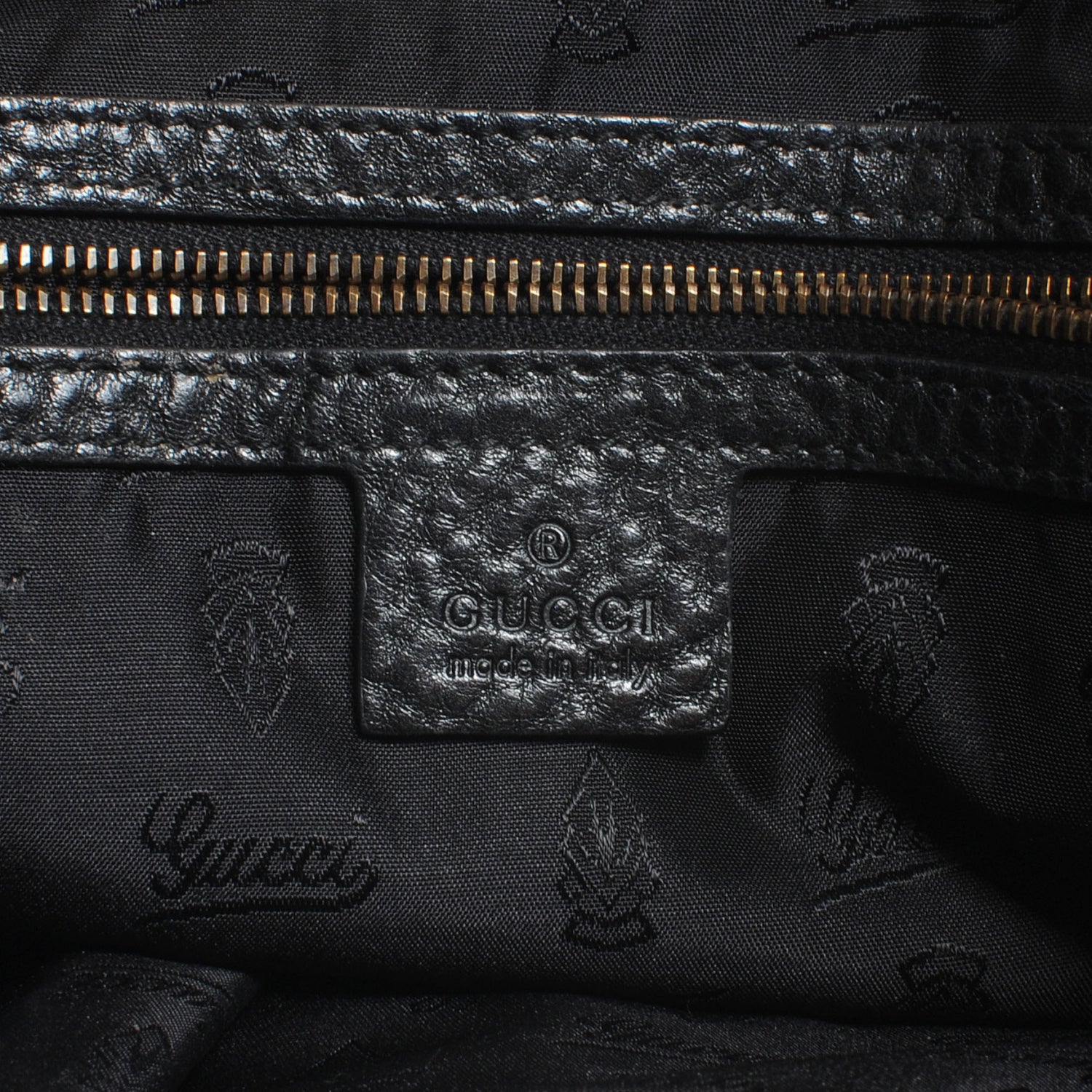 Gucci Leather Suede Fringe Babouska Hobo Black 6 of 7