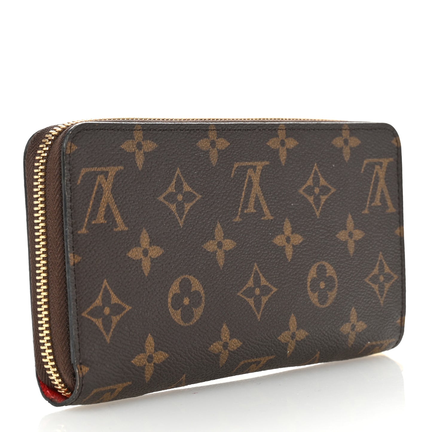 Monogram Zippy Wallet Coquelicot