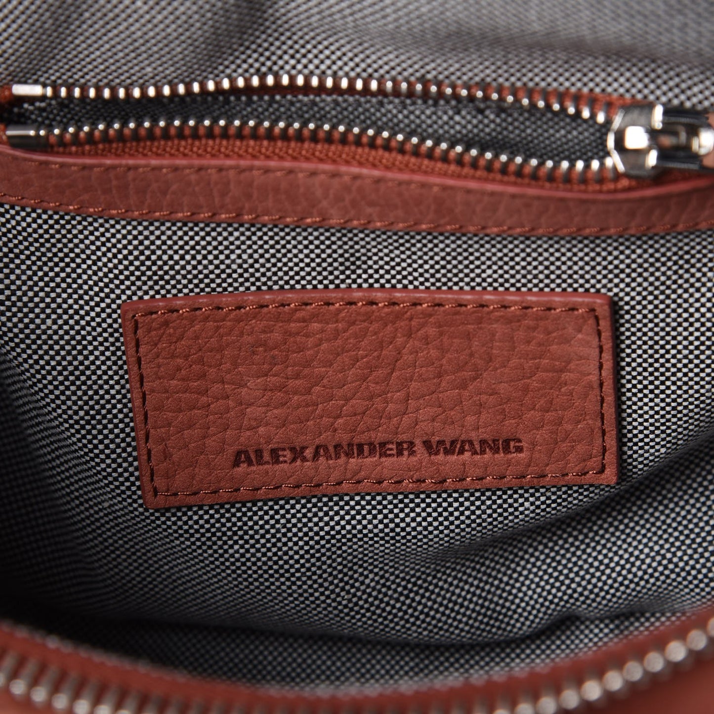 Suede Mini Rockie Silver Hardware Terra Cotta