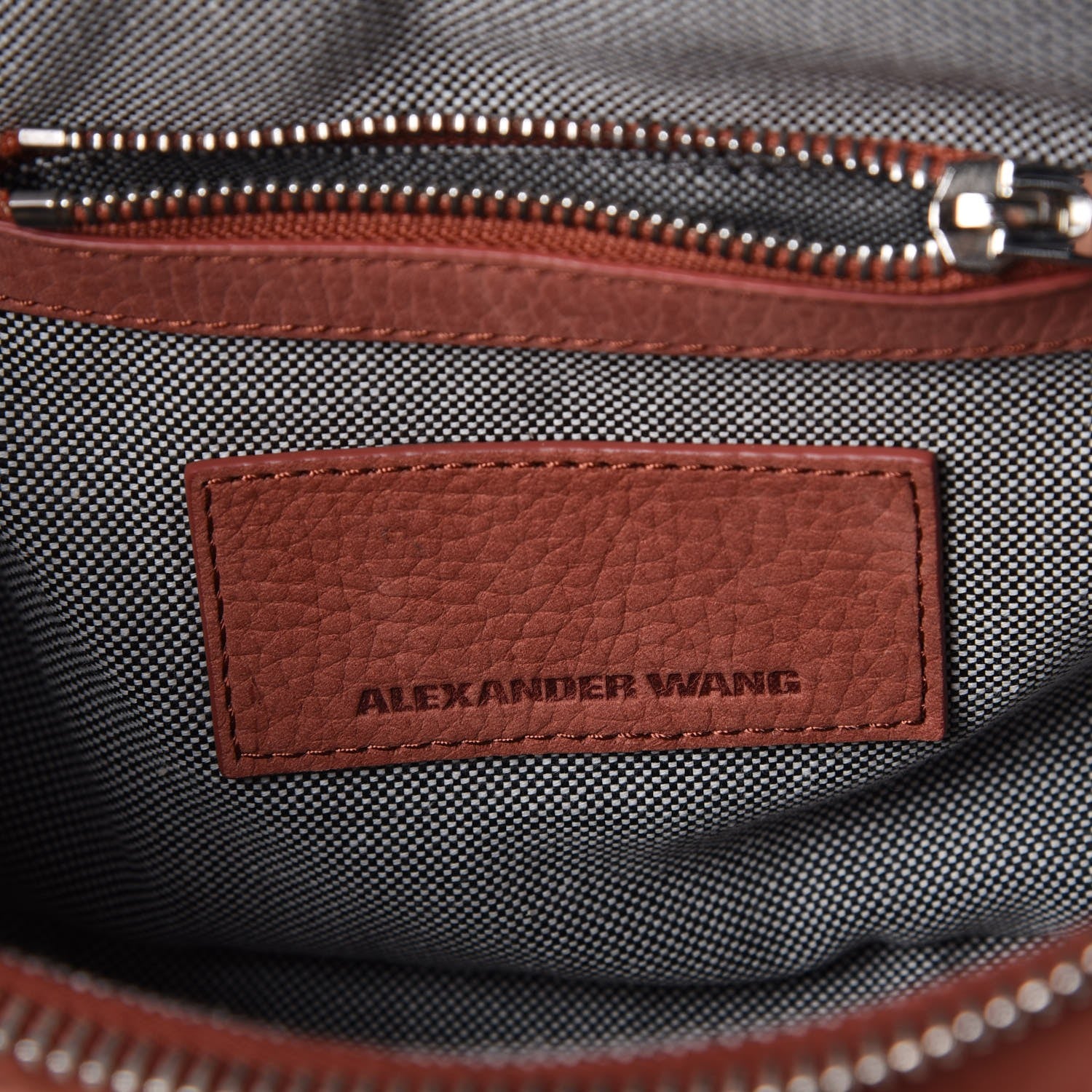 Alexander Wang Suede Mini Rockie Silver Hardware Terra Cotta 6 of 11