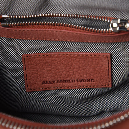 Alexander Wang Suede Mini Rockie Silver Hardware Terra Cotta 6 of 11