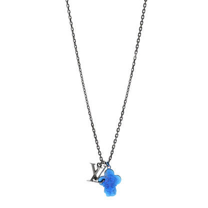 Louis Vuitton Sound DJ Vivienne Pendant Necklace Blue 1 of 5