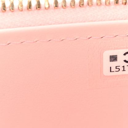 Chanel Caviar Quilted Small Vanity Case With Chain Light Pink 7 of 11