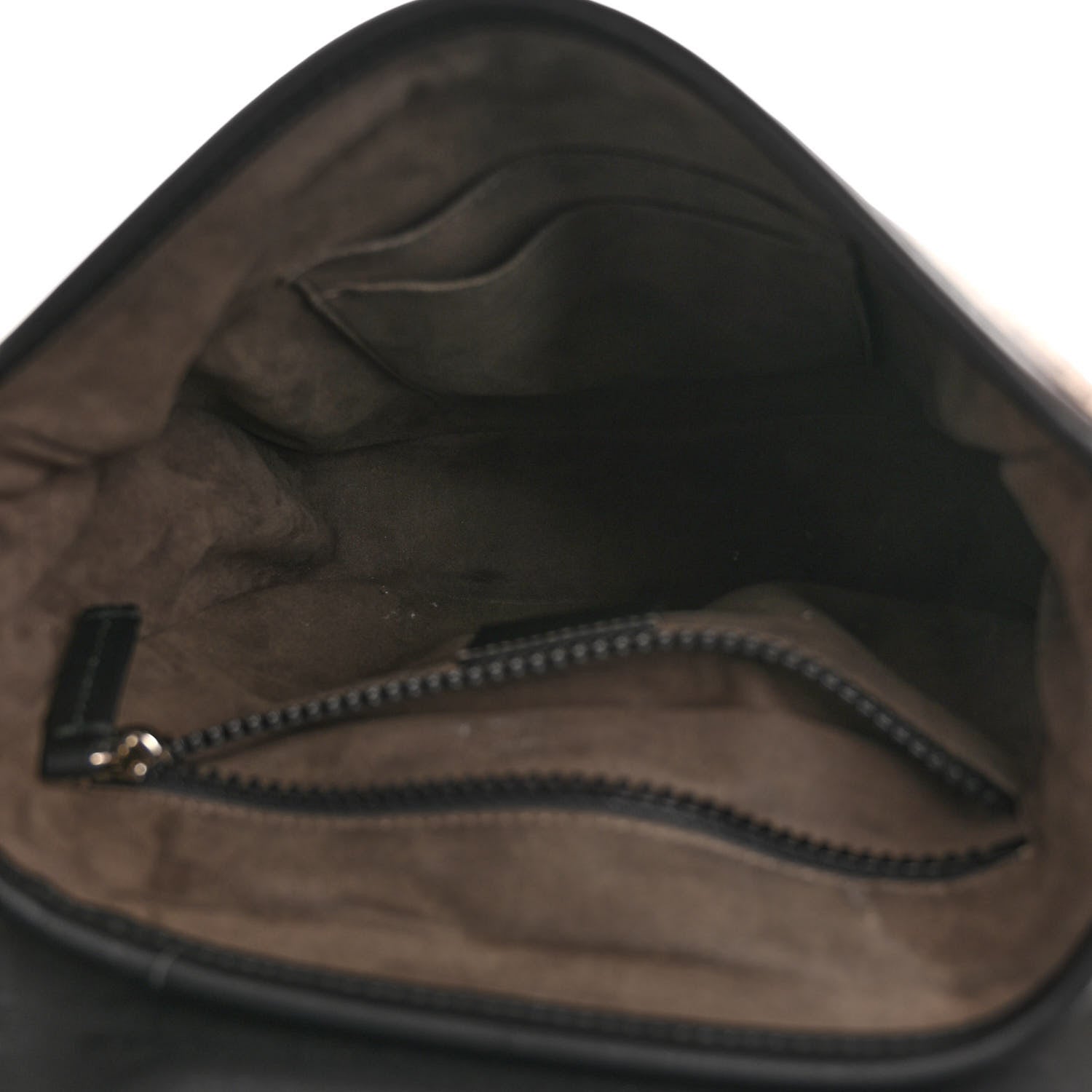 Gucci GG Supreme Monogram Single Buckle Flap Messenger Bag Beige Black 5 of 14