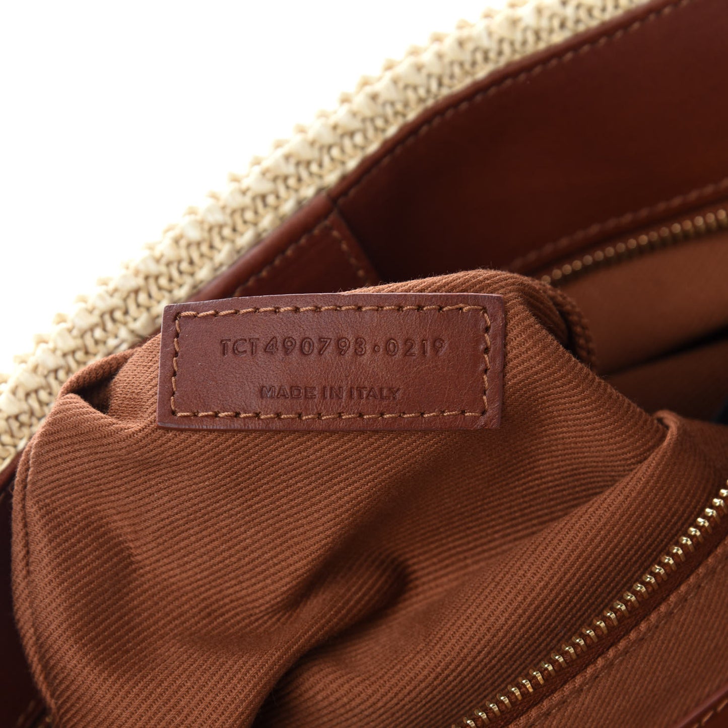 Raffia Tote Naturale Brown
