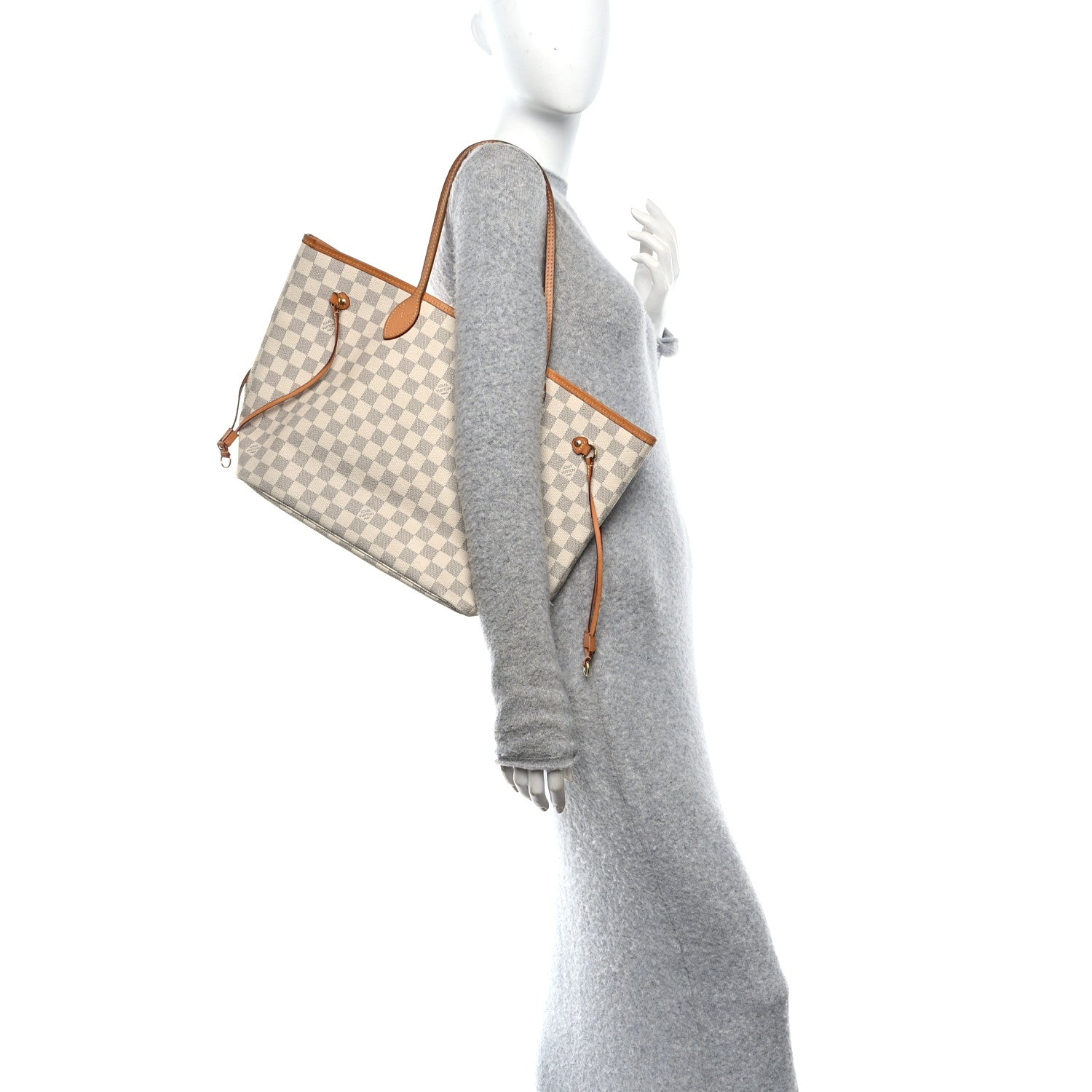 Louis Vuitton Damier Azur Neo Neverfull MM 2 of 9